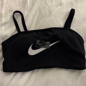 Nike Black and White Sports Bra